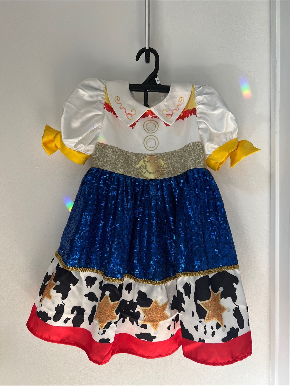 Blue Sequin Cowgirl dress - Picture 3 of 10